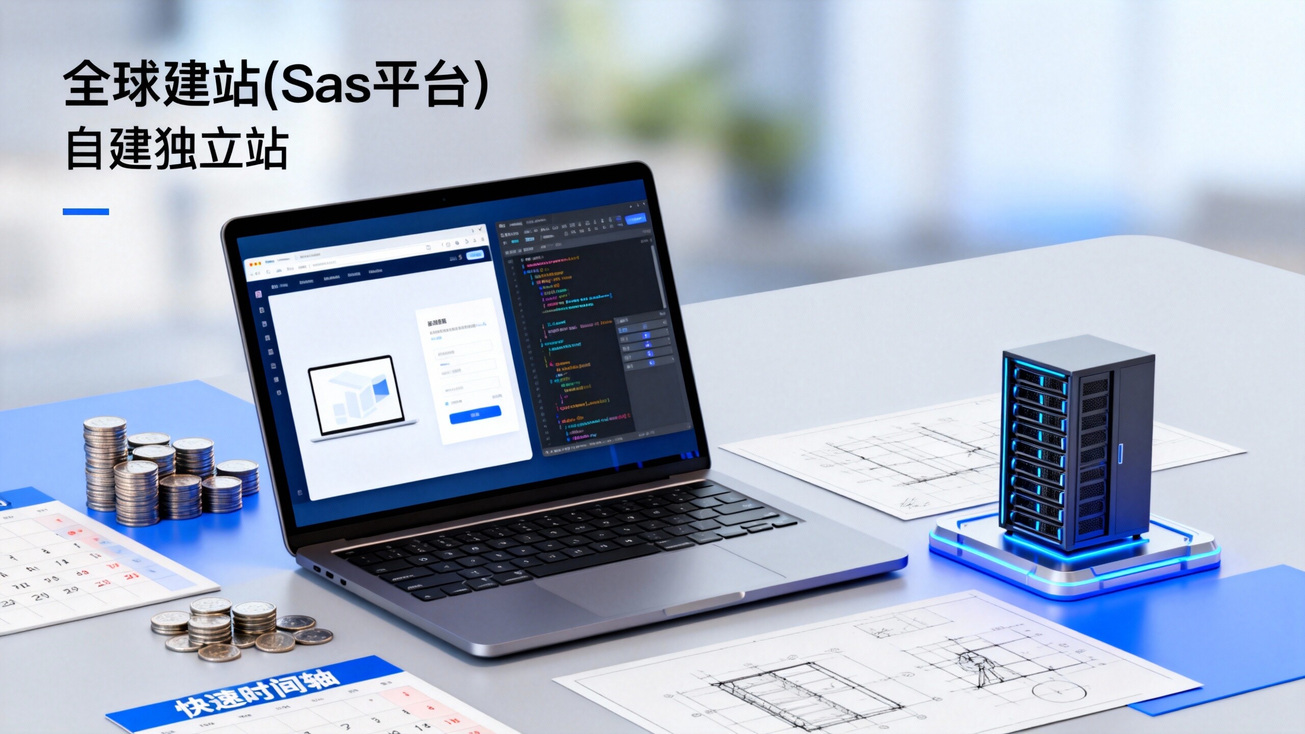 全球建站SaaS平台 vs 自建独立站：成本、速度、转化谁更值得投？