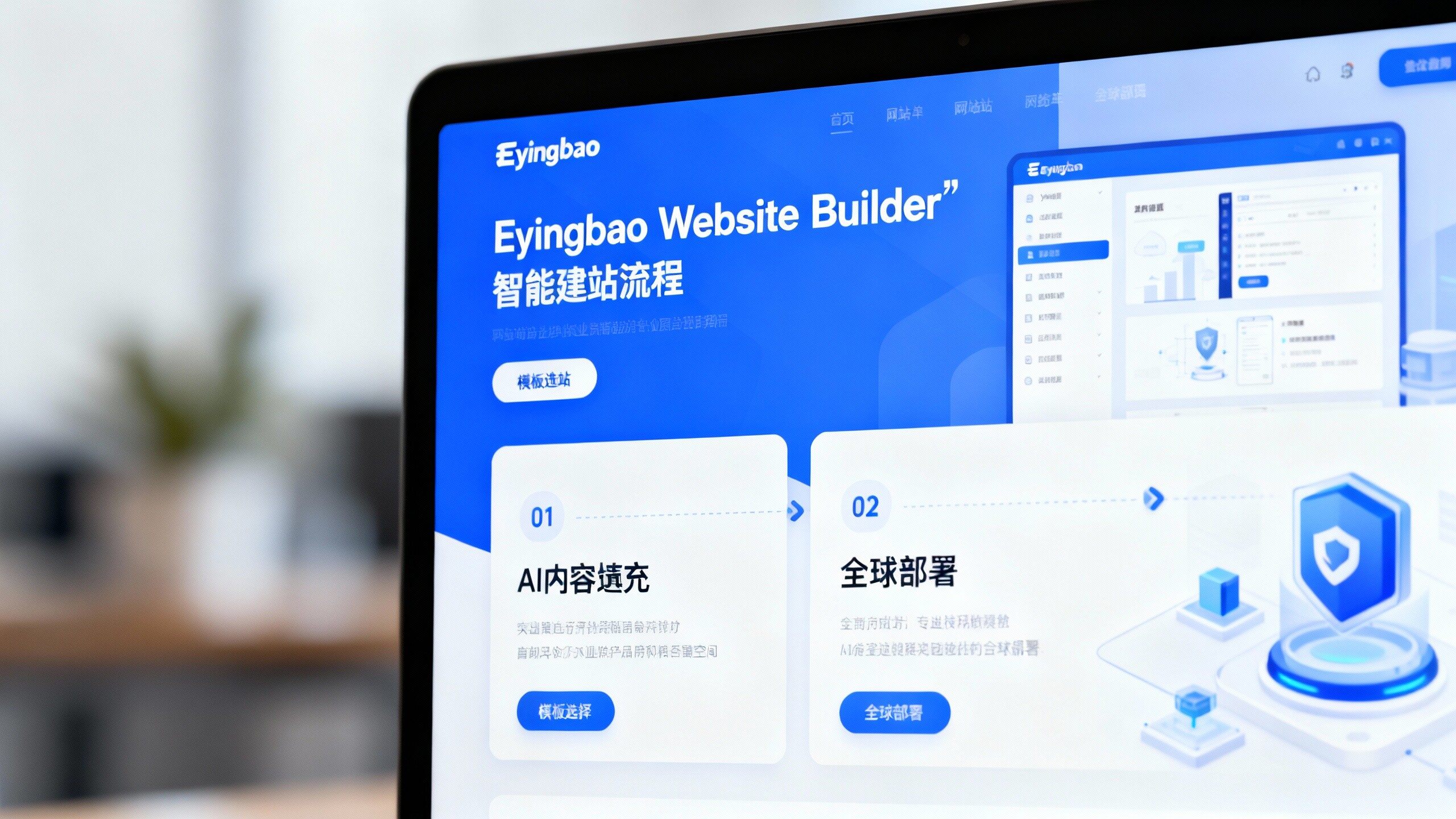 Eyingbao Website Builder实测:3步建站真这么快?