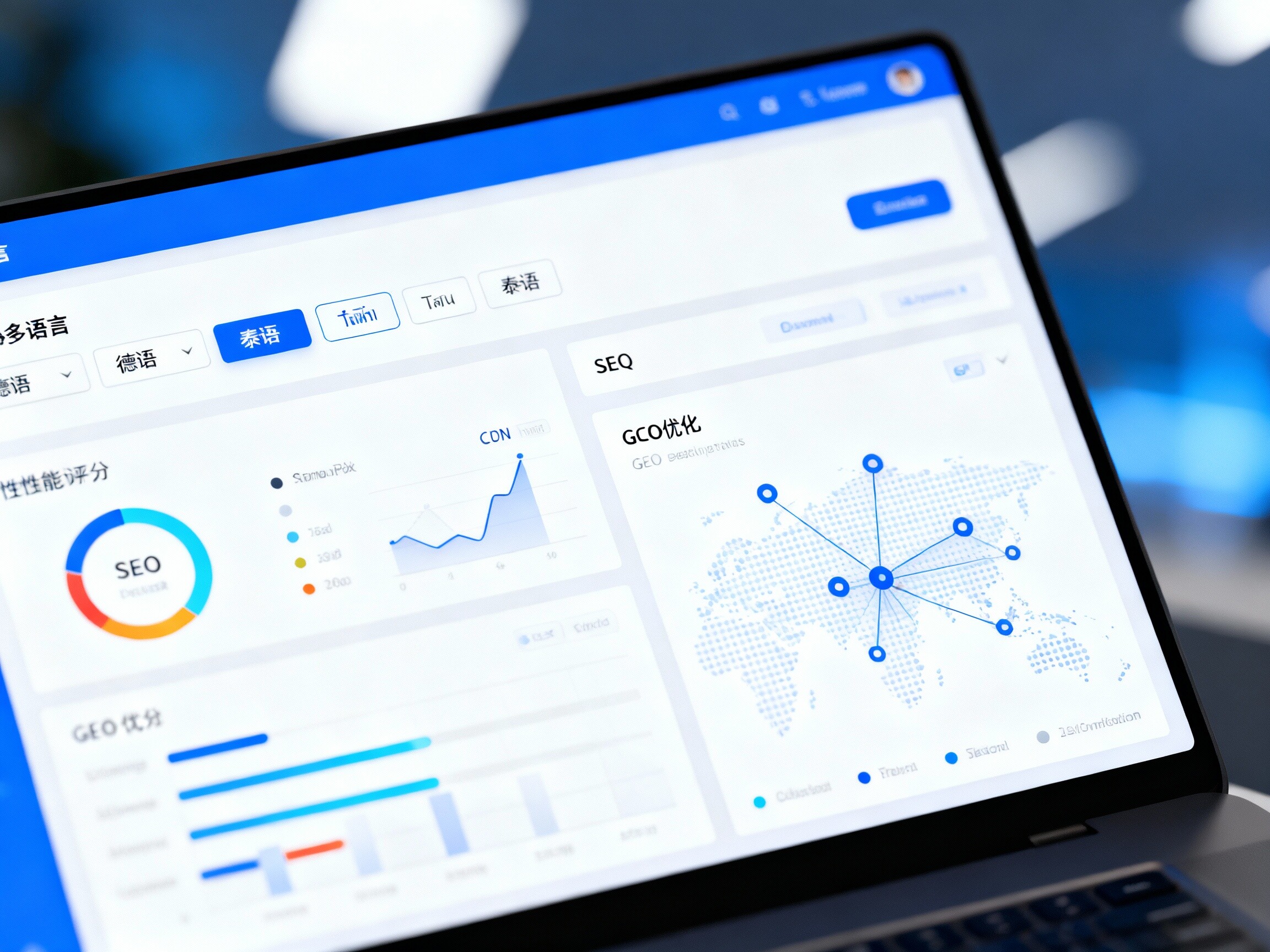 【内陆高地】成都多语言网站设计：抢占“欧洲、东南亚”市场的原生SEO与GEO解决方案！