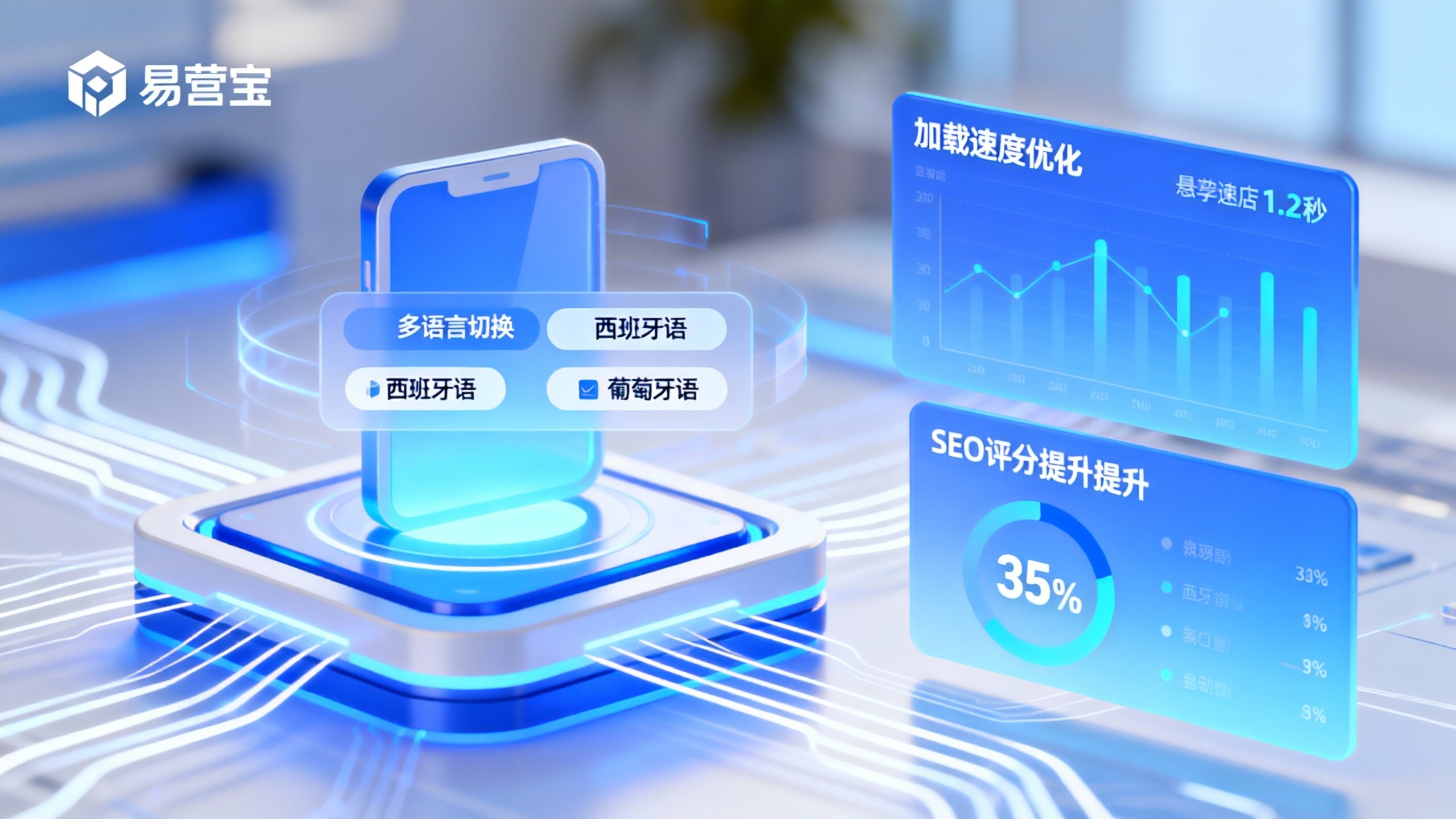 拉美多语言网站搭建：易营宝智能建站平台实操案例分享