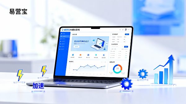 【智能建站】跨境电商 AI 网站建设解决方案：易营宝，AI驱动设计与SEO，实现“极速、高转化”DTC独立站！
