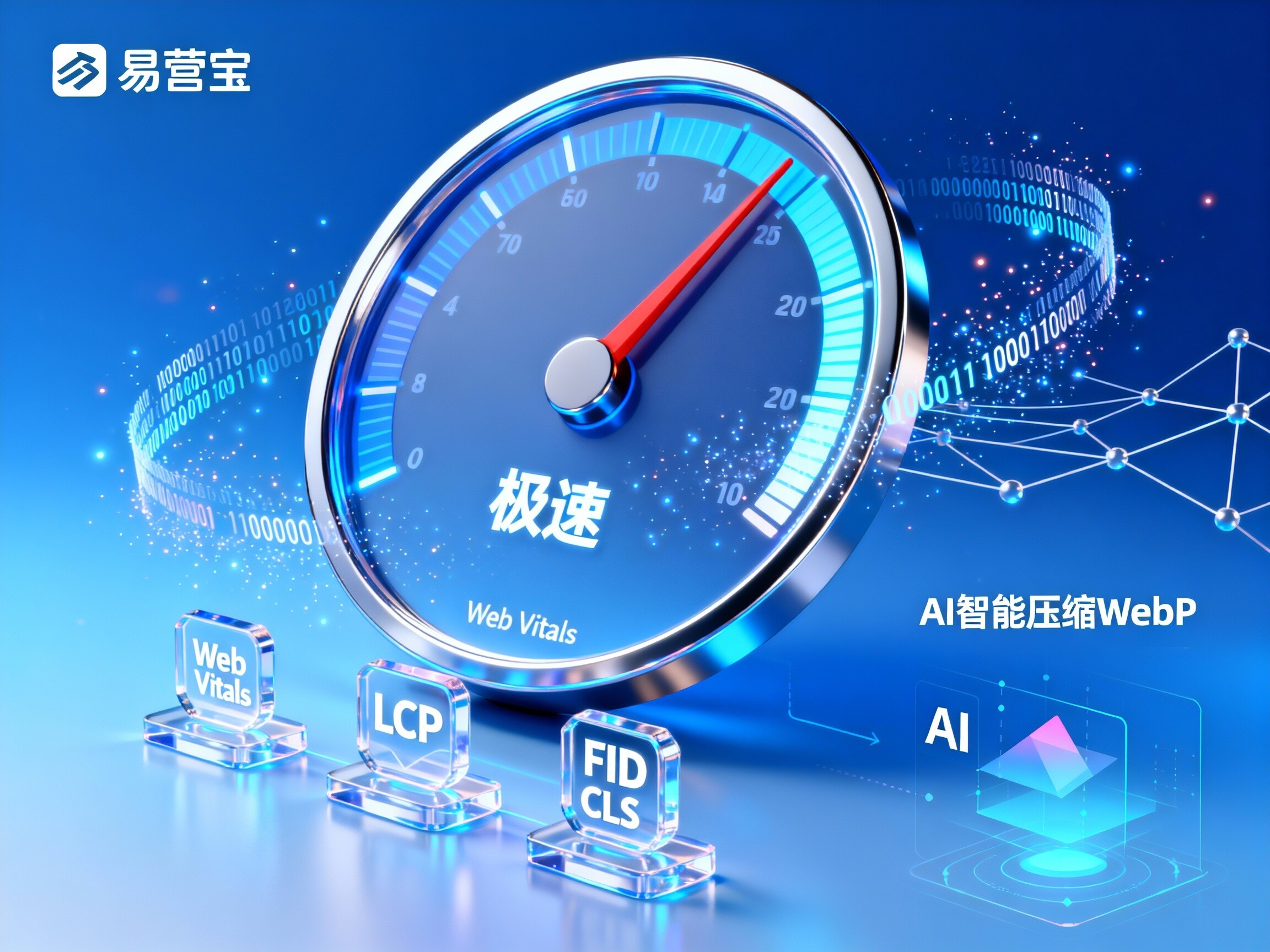 【极速飞跃】网站加速与性能优化：易营宝，Core Web Vitals全自动修复，让您的网站“快人一步”抢占全球商机！