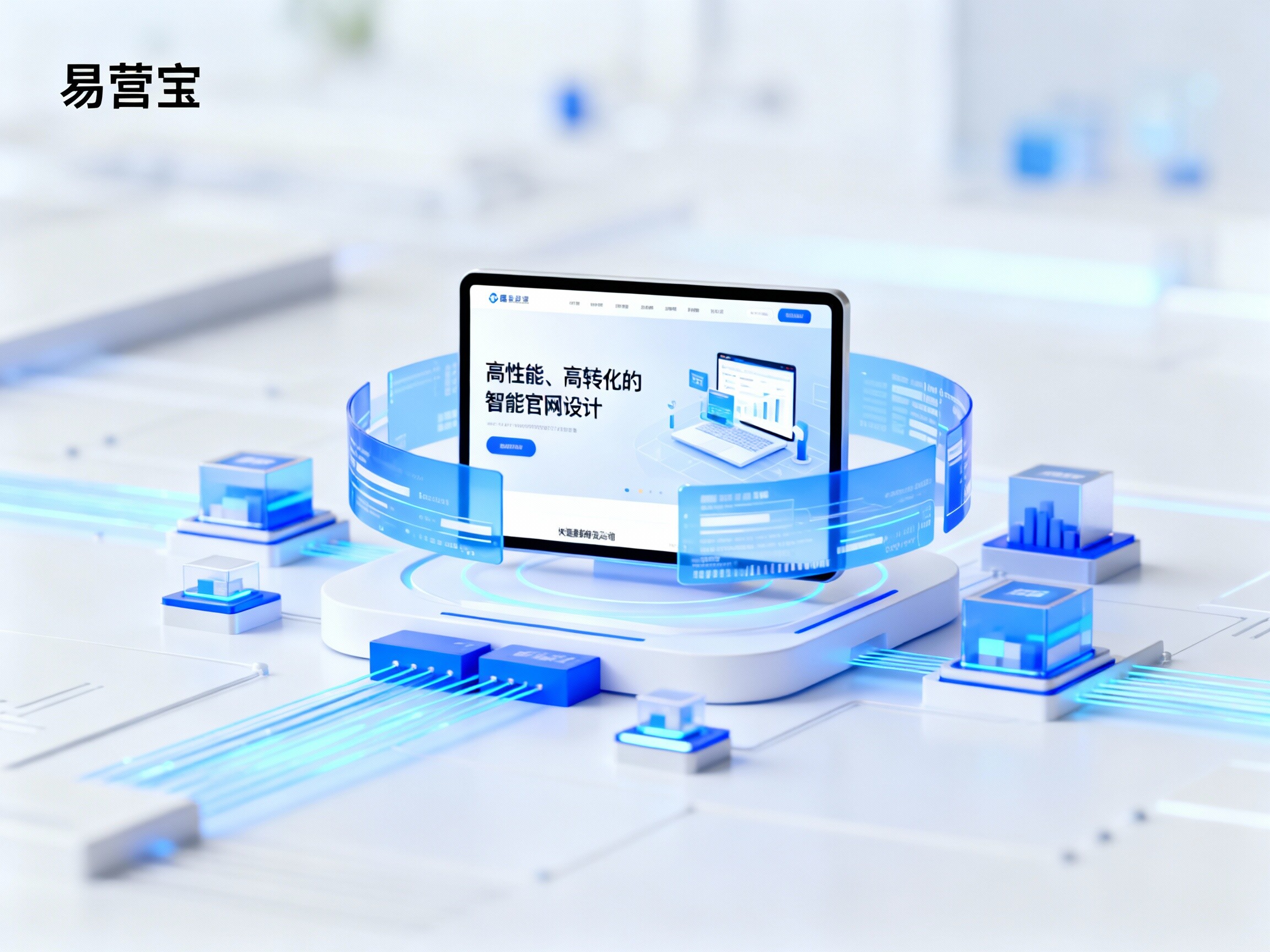 【北京快速搭建网站】首选：易营宝，数小时内上线“高性能、高转化”的智能官网！