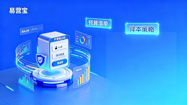 外贸独立站建设成本高吗？面向决策者的预算清单与降本策略