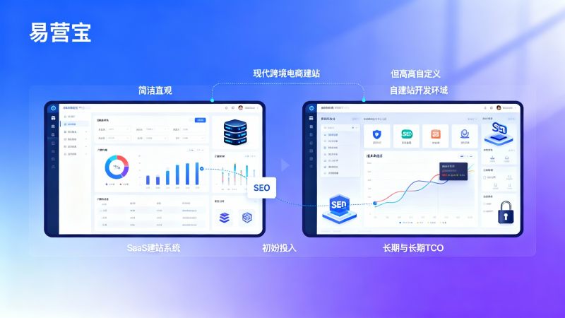 2025年跨境电商建站平台选型：SaaS建站系统与自建的成本对比