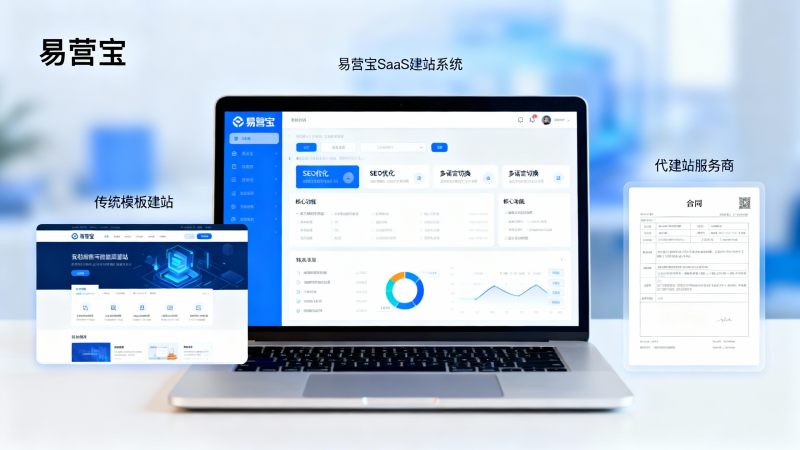 易营宝 vs 模板建站 / 代建站：哪种更适合长期外贸获客？