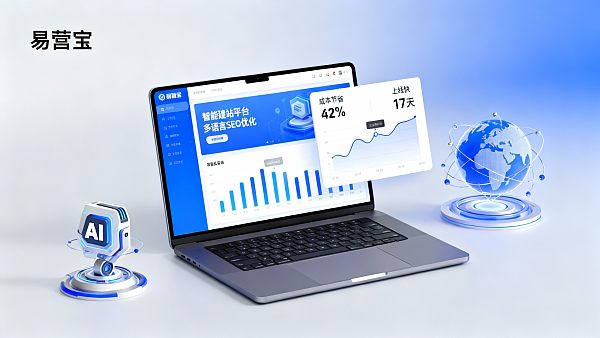 智能建站适合外贸企业吗？对比传统定制建站：成本节省42%、上线快17天的关键证据
