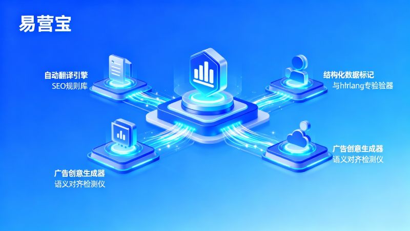 智能建站是否支持多语言：除界面翻译外，能否实现广告素材、页面内容、结构化数据、hreflang标签的端到端本地化协同？