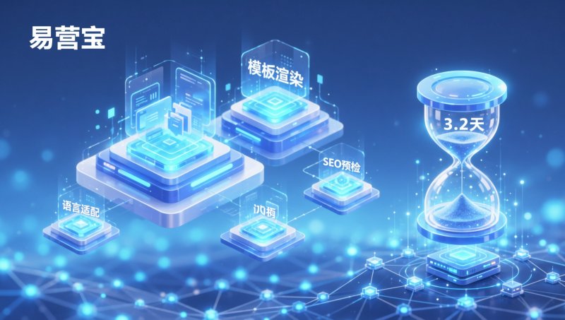 智能建站多久能上线？外贸客户平均3.2天完成首版上线，附交付流程图