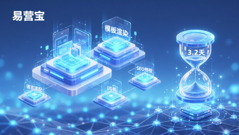 智能建站多久能上线？外贸客户平均3.2天完成首版上线，附交付流程图