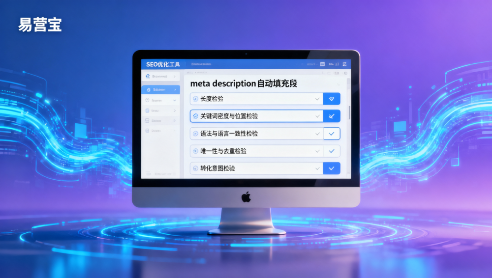 AI建站怎么优化SEO？【操作人员手册】自动填充meta description的5个字段校验逻辑