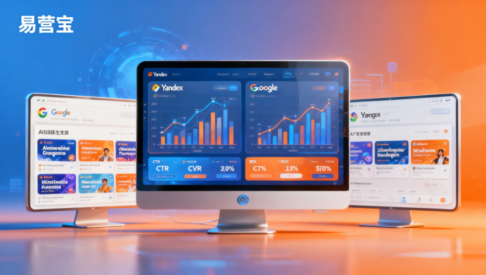 AI广告智投系统落地指南：外贸企业如何用易营宝完成Yandex+Google双平台策略配置