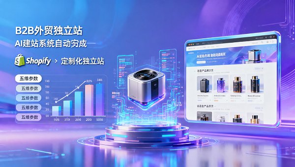 独立站适合B2B外贸吗？对比Shopify与定制化独立站：订单转化率、客户留存与LTV的5维参数分析
