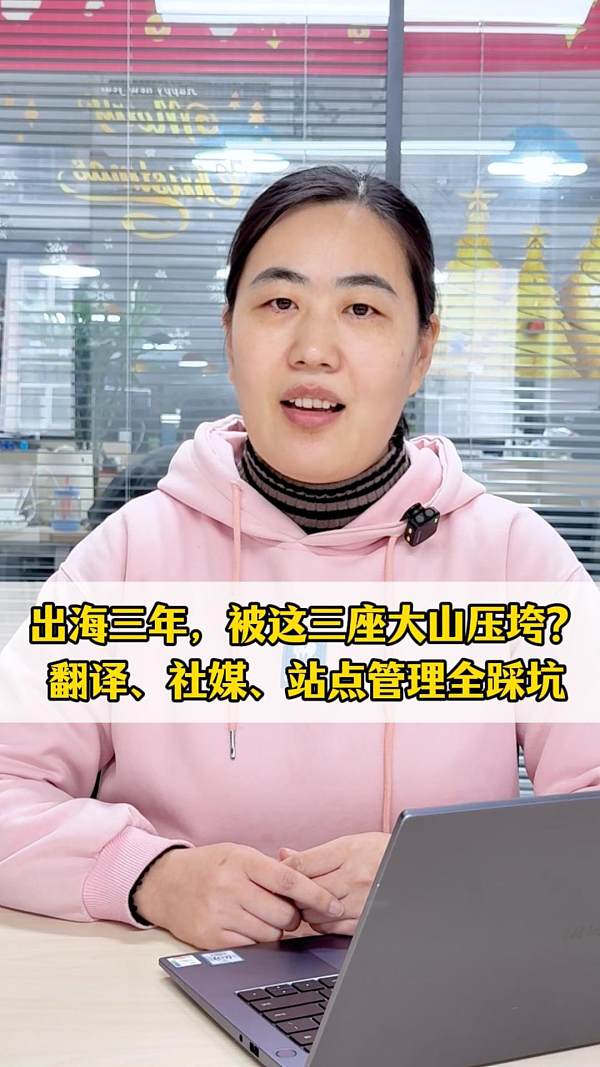出海三年，被这三座大山压垮？翻译、社媒、站点管理全踩坑