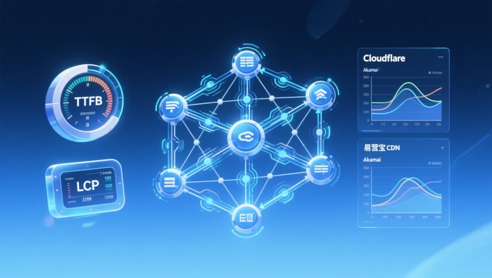 CDN如何提升网站访问速度？对比Cloudflare、Akamai和国内出海专用CDN在TTFB与LCP上的真实数据差异