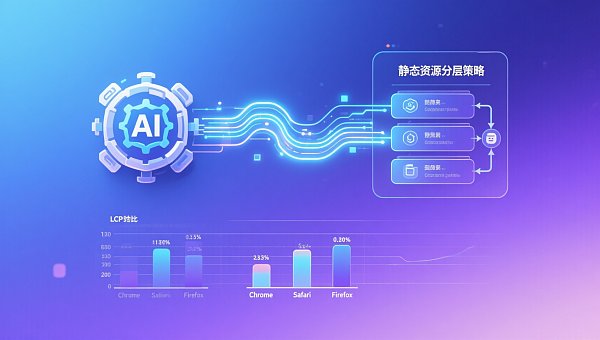 AI网站加速技术提升用户体验高效优化，但必须配合静态资源智能分层策略，否则首屏LCP改善仅限于Chrome用户