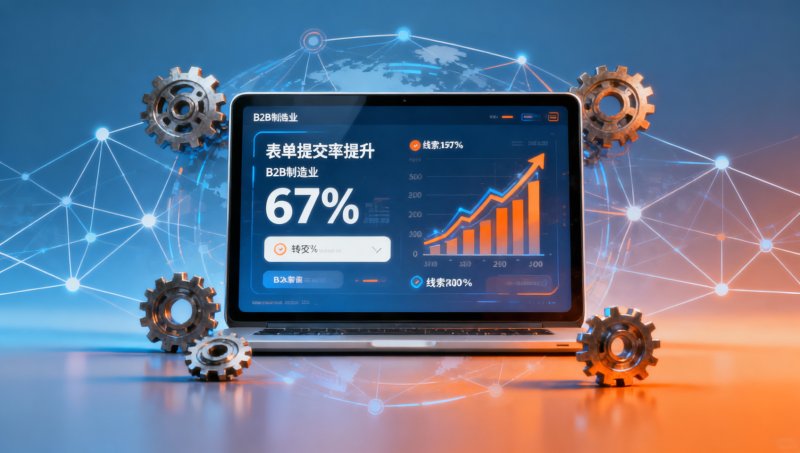 广东制造业客户用Eyingbao数字营销服务跑B2B线索，为什么表单提交率提升67%却没带来成交？