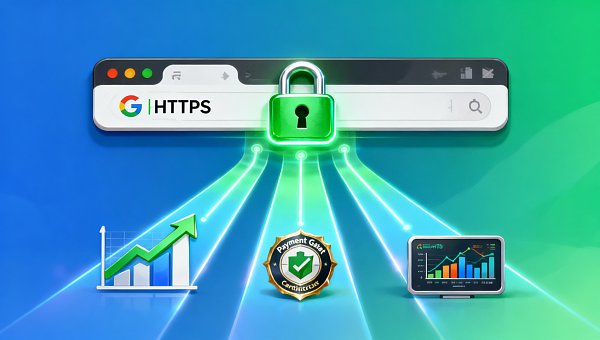 HTTPS对网站有什么作用？不只防劫持——它正成为Google排名、支付信任、广告投放的三重准入门槛
