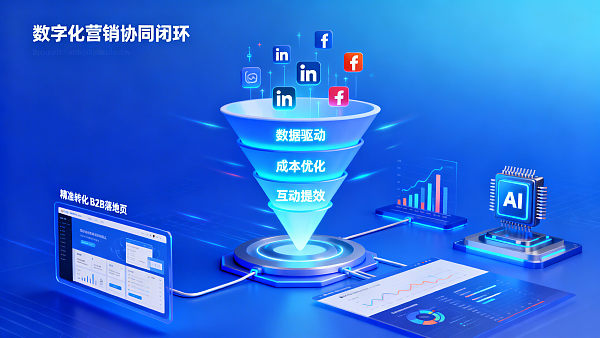 社媒运营如何提升转化？B2B行业落地页+社媒链路协同的3层漏斗优化法