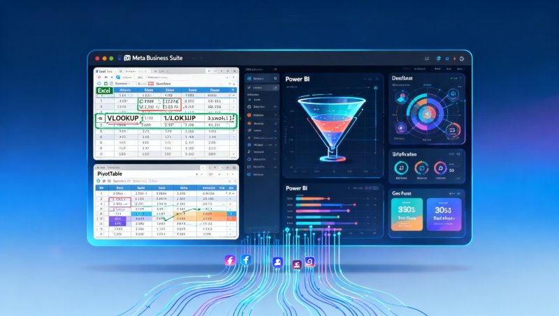 社媒运营如何分析数据？用Excel+BI工具实现低成本数据看板搭建
