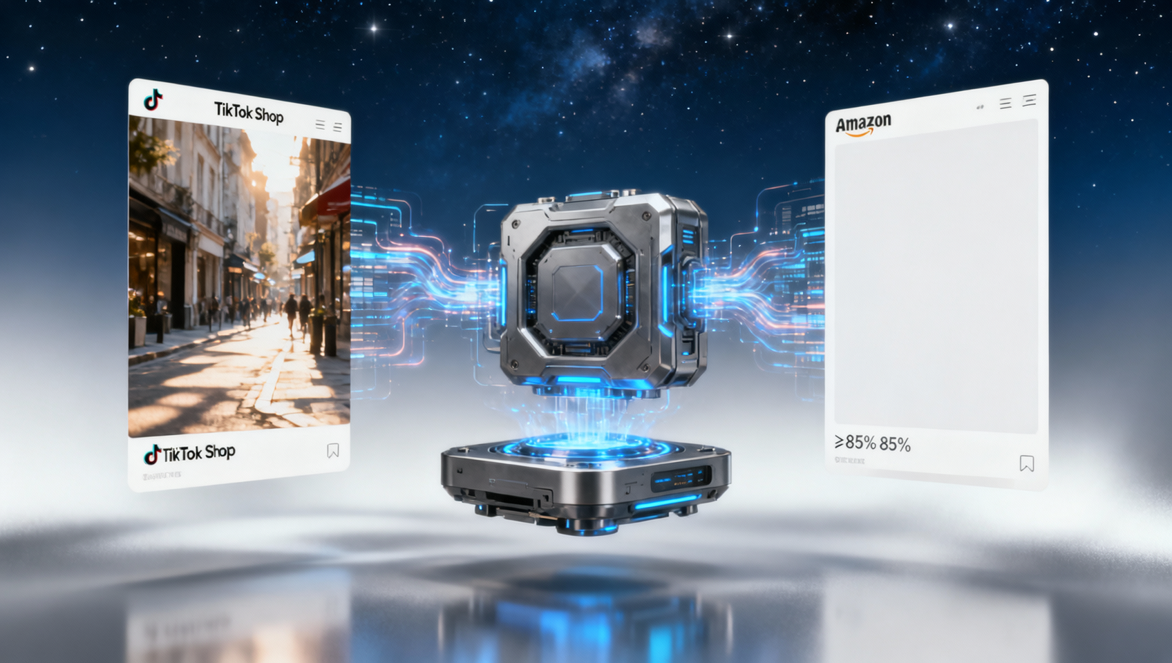 易营宝AI生图生成的商品主图通过平台审核率是多少？实测TikTok Shop与Amazon要求差异