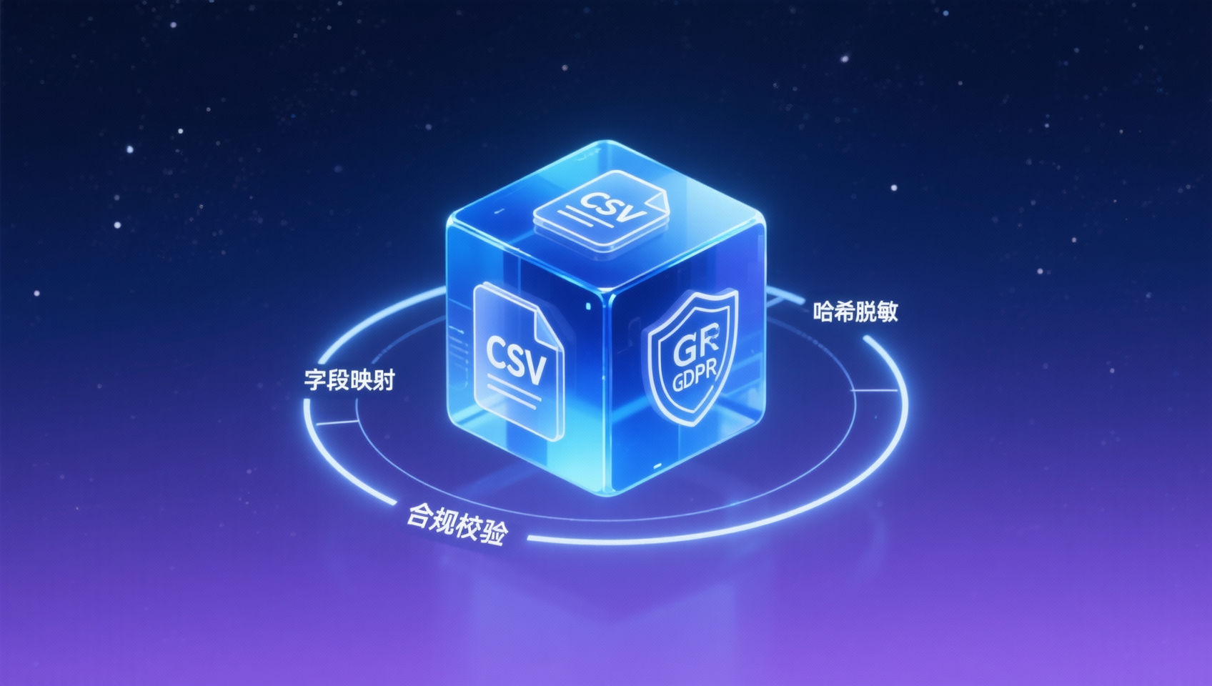 数字营销SaaS功能中是否支持自定义受众上传？CSV文件字段映射规则、哈希脱敏要求与GDPR合规校验流程