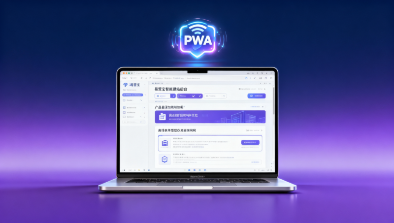 易营宝智能建站解决方案是否支持PWA离线访问？外贸业务员无网络场景使用验证