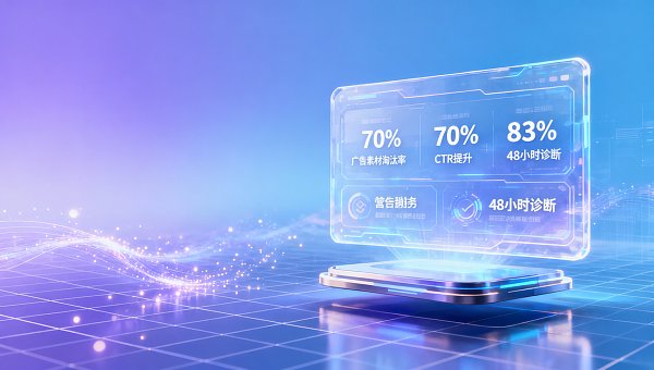 用Yiyingbao AI广告诊断工具跑完首轮数据后，我们删掉了原计划70%的素材方向