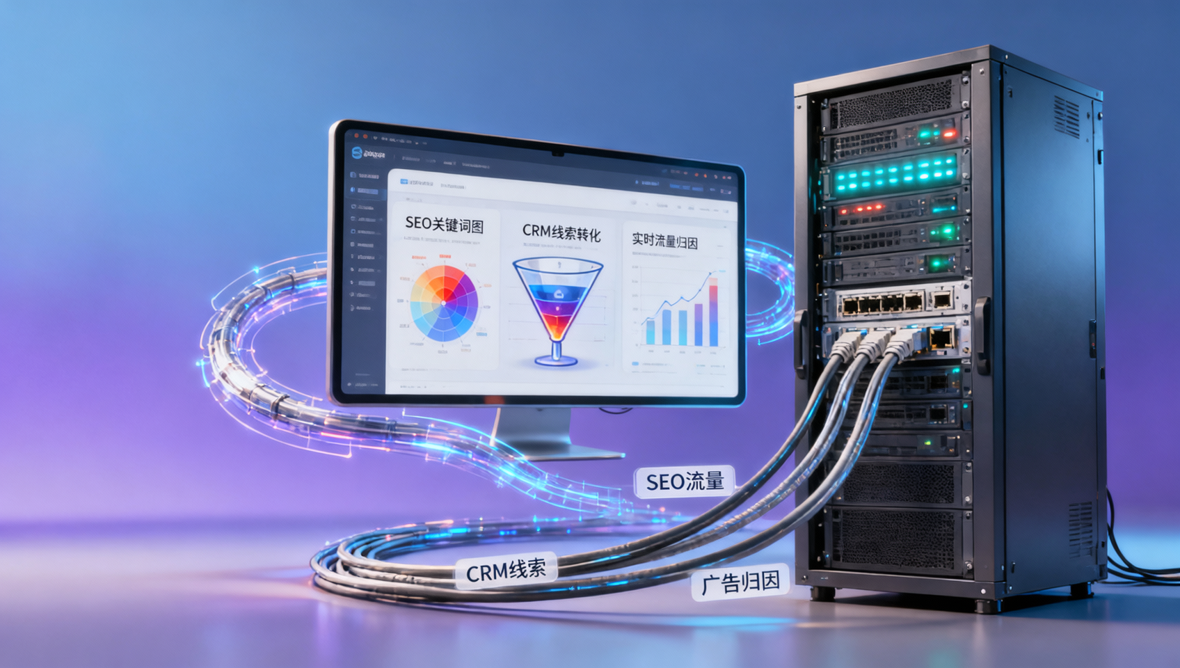 网站SEO优化方案写满20页，但没一行提到现有CRM系统怎么对接