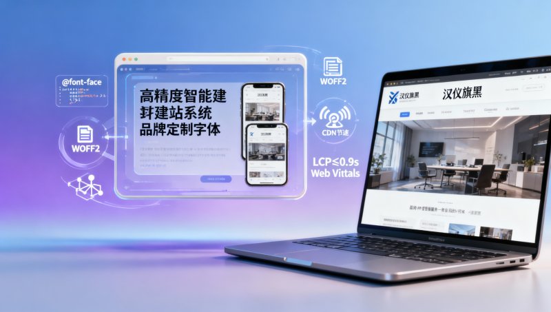 免费网站模板的字体全是Web Safe Font，但品牌VI指定字体根本加载不了