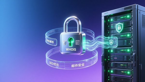 域名注册流程看起来简单，但第4步没做WHOIS隐私保护，后续可能被批量爬取发垃圾邮件