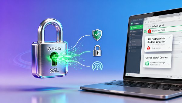 域名注册流程最后一步填错了管理员邮箱，会导致SSL证书无法验证、Google Search Console无法绑定