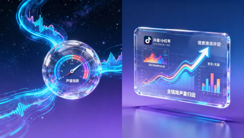 品牌声量提升服务买回来后没人看报告？因为原始数据源没打通社媒+搜索+电商