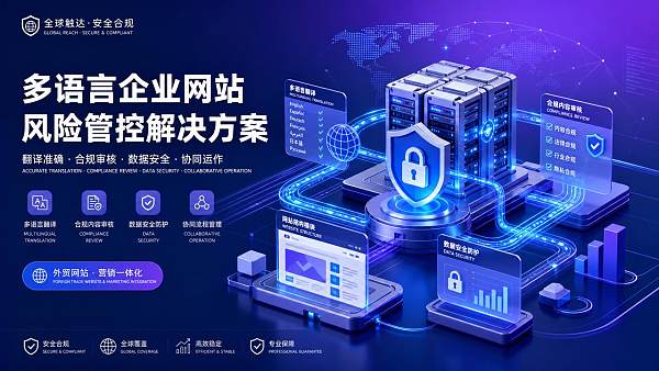 外贸多语言网站会不会有风险，风险点在哪