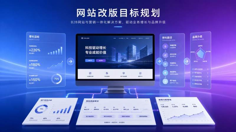 网站设计改版前先明确哪些目标