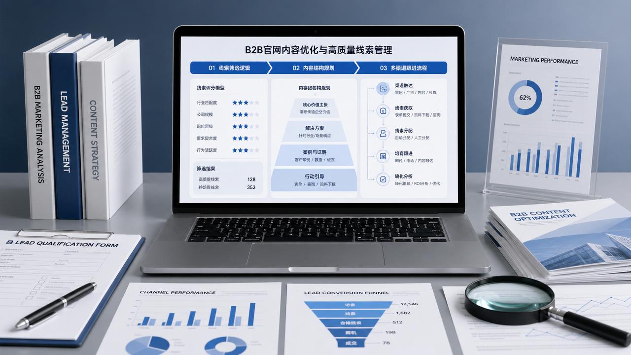 B2B营销如何从流量转向线索质量？官网内容与跟进机制是关键