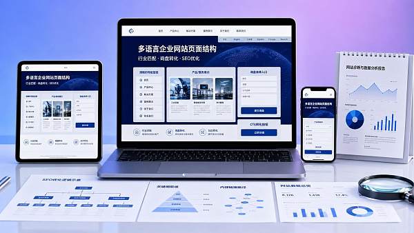 外贸建站案例应该重点看什么?行业匹配、功能配置与SEO基础 外贸建站案例应该重点看什么?行业匹配、功能配置与SEO基础