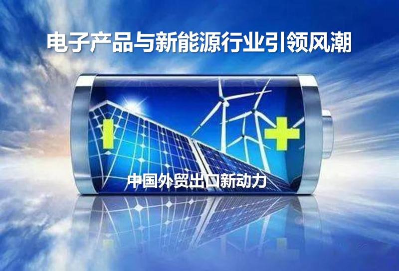 中国外贸出口新动力：电子产品与新能源行业引领风潮