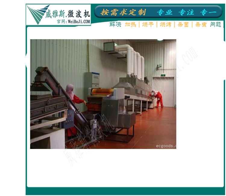 隧道式粉状食品杀菌机