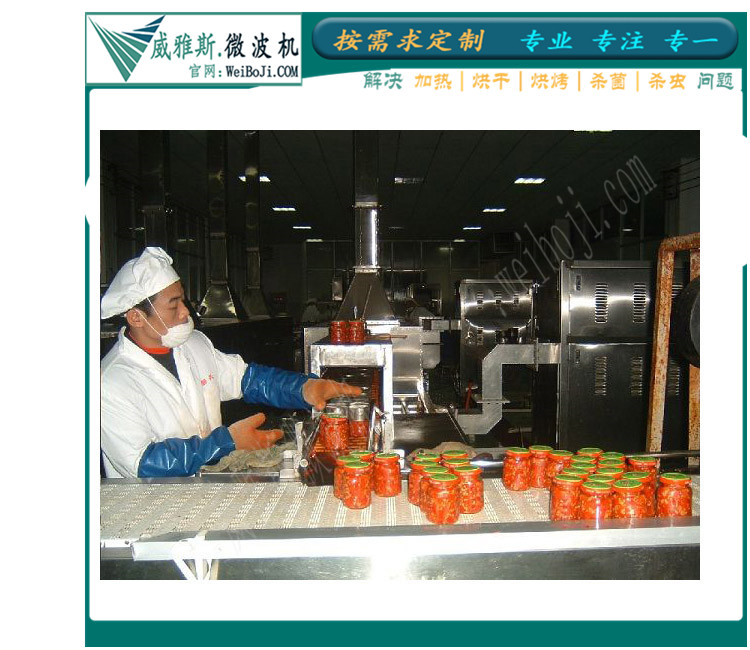 瓶装食品杀菌机 瓶装食品杀菌用微波机