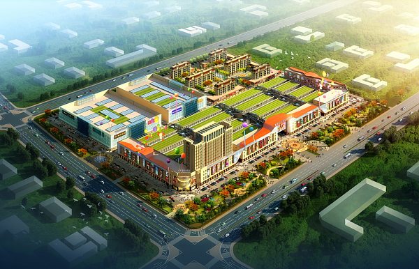 夏津亿丰商贸城规划设计 山东德建集团建筑规划勘察设计研究院