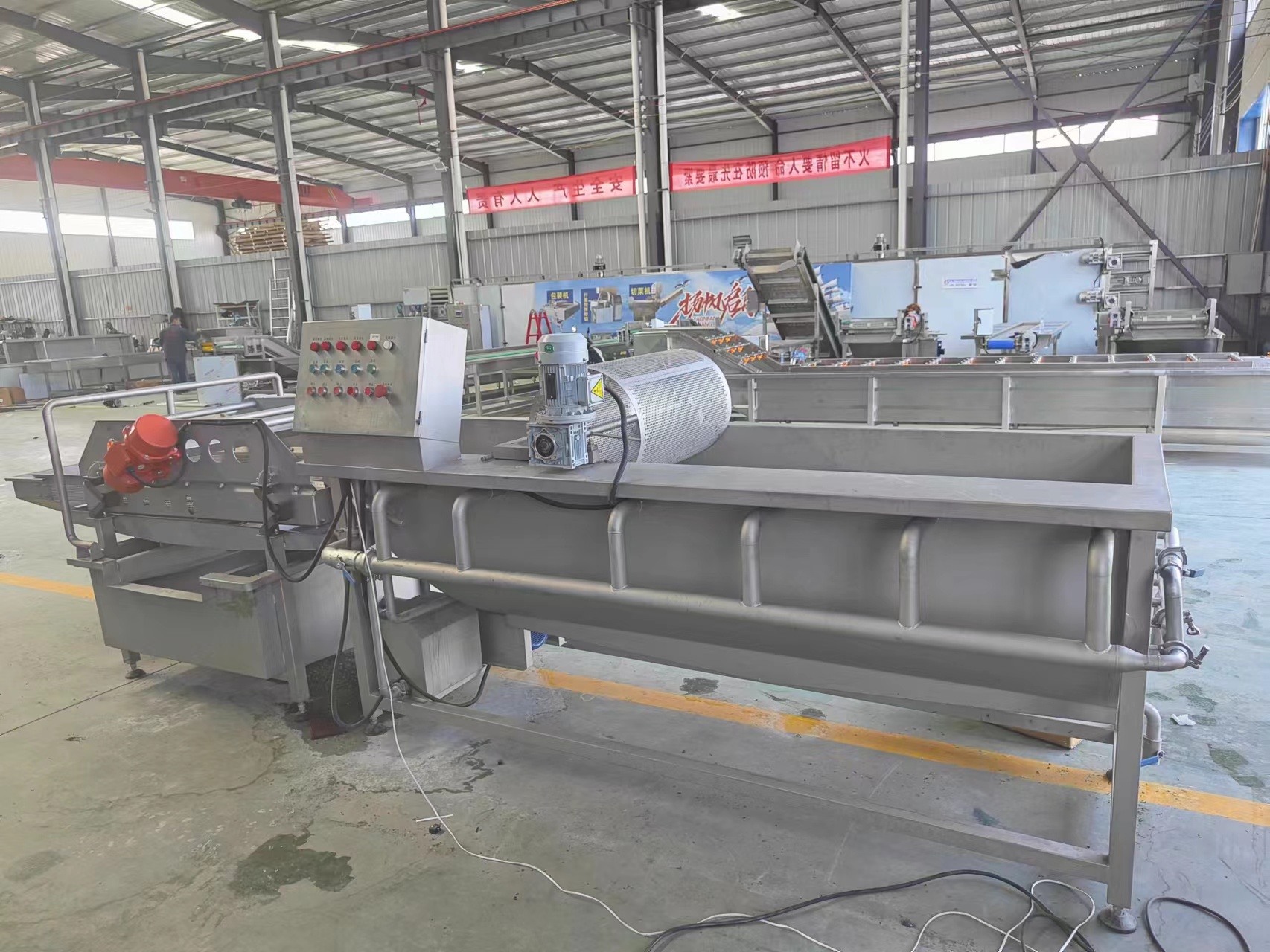 涡流清洗净菜加工