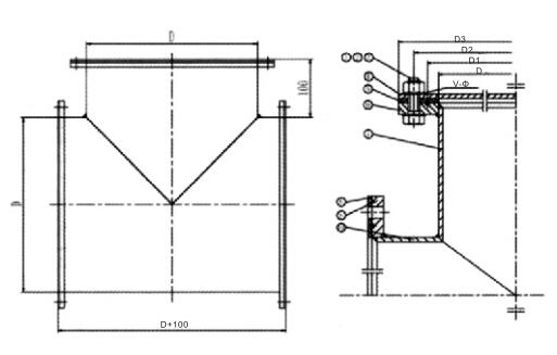 滤毒室换气堵头(三通)
