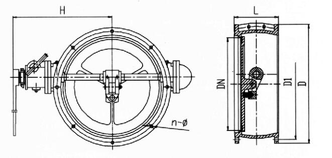 手动、电动两用密闭阀门