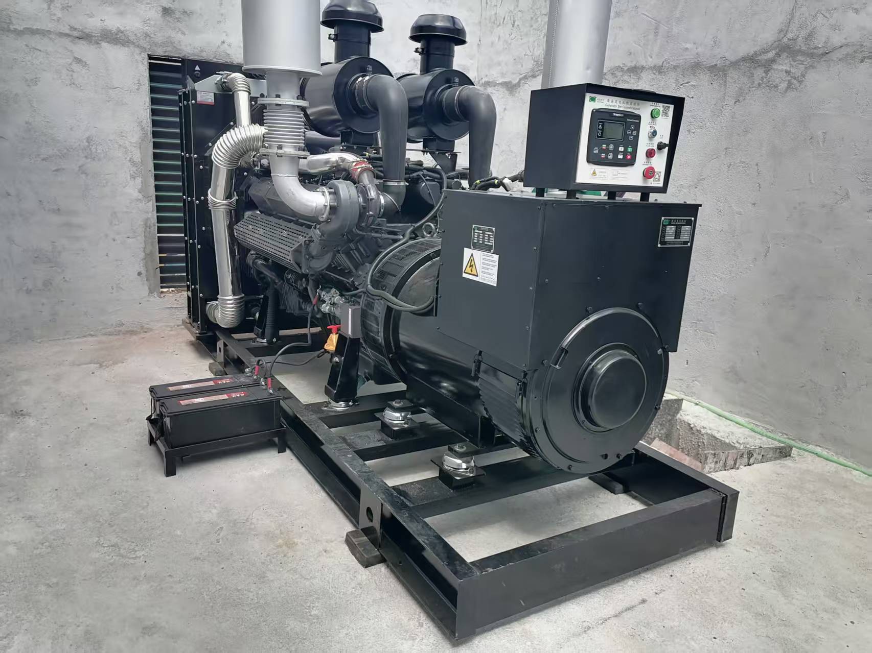 上柴發電機組600KW成功交付養殖廠客戶使用