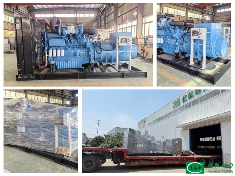 酷暑履约|800KW 玉柴柴油发电机组整装发货 800KW玉柴
