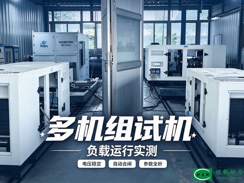 严控品质｜多台定制款静音机组同步试机