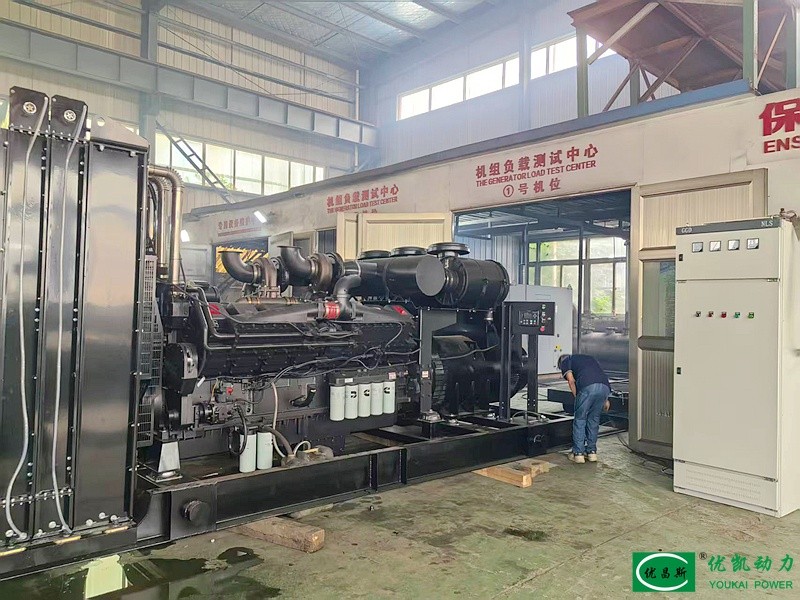 硬核动力实测！1200KW 康明斯机组车间试机圆满完成