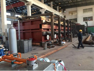 出口印尼頂開式天然氣加熱爐