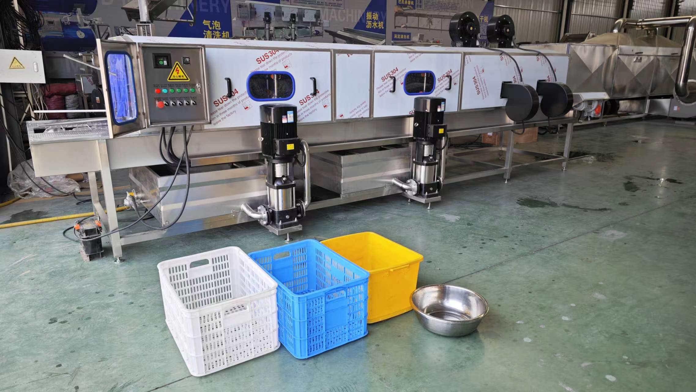 代替人工的自动周转筐清洗设备